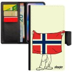 Coque rabat j3 2015 porte cartes drapeau norvege norvegien coupe du monde basket antichoc foot etui football ...
