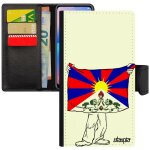 Coque a rabat samsung s6 edge porte cartes drapeau tibet tibetain personnalis bouddha etui telephone ...