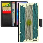 Coque a rabat pour samsung s7 edge porte cartes drapeau argentine argentin copa america foot basket football ...