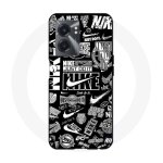 Coque realme v23 nike air logo nike graffiti noir et blanc