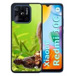 Coque pour redmi 10c - zen attitude bouddha bougie - silicone - noir