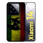 Coque pour redmi 14 - listen to bob marley - silicone - noir