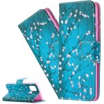 Coque redmi a1 plus 2022, etui housse pour redmi a1 plus 2022 coque antichoc paillon fleur anime pu cuir ...