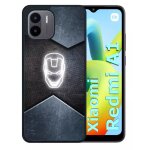 Coque pour redmi a1 - superhero iron the man - silicone - noir