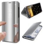 Coque redmi note 10 pro xiaomi housse etui a rabat chromé miroir cover view argent Coque redmi note 10 pro xiaomi housse etui a rabat chromé miroir cover view argent
