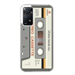 Coque pour redmi note 11 pro 5g motif cassette grise personnalisable