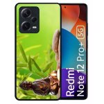 Coque pour redmi note 12 pro + - zen attitude bouddha bougie - silicone - noir