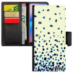Coque redmi note 13 pro 5g portefeuille confettis pois texture romantique telephone aimante color case ...