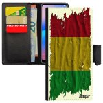 Coque redmi note 9 pro cuir rabat portefeuille drapeau mali malien basket cover coupe du monde etui foot ...