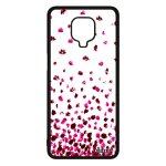 Coque redmi note 9 pro silicone confettis pois pas cher original design romantique motif metal rose color� ...