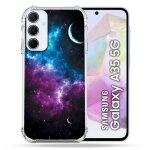 Coque renforc� pour samsung galaxy a35 5g univers bleu violet