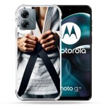 Coque renforc�e pour motorola g14 4g kimono ceinture