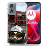 Coque renforc�e pour motorola g24 4g pompier casque camion