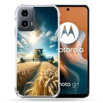 Coque renforc�e pour motorola g34 5g agriculture moissonneuse bl�