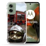 Coque renforc�e pour motorola g55 5g pompier casque camion