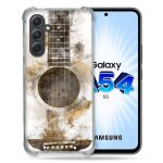 Coque renforc�e pour samsung galaxy a54 5g musique guitare tag