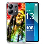 Coque renforc�e pour xiaomi redmi note 13 4g musique bob marley color