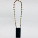 Coque renforc�e transparente pour xiaomi 13t / 13t pro lani�re / cordon bijou tr�fle or