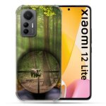 Coque renforc�e en verre tremp� pour xiaomi 12 lite chasse sanglier viseur