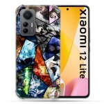 Coque renforce en verre tremp pour xiaomi 12 lite manga bleach pele mele