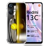 Coque renforce pour xiaomi redmi 13c 5g sport tennis reflet