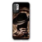Coque renforc�e pour xiaomi redmi note 10 5g cow boy chapeau