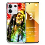 Coque renforc�e pour xiaomi redmi note 13 5g musique bob marley color
