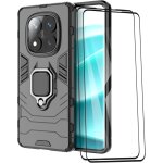 Coque renforcée pour xiaomi redmi note 14 pro 4g + 2 films verre trempé, etui avec anneau rotatif 360 ... Coque renforcée pour xiaomi redmi note 14 pro 4g + 2 films verre trempé, etui avec anneau rotatif 360 ...