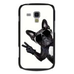 Coque rigide galaxy trend lite s7390 impression chien a lunettes