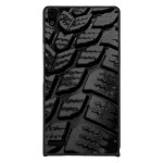 Coque rigide pour huawei ascend p6 avec impression motifs pneu
