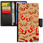 Coque rigide iphone 11 portefeuille empreinte main original rouge enfant petites magnetique femme cadeau ...