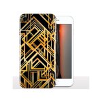 Coque rigide iphone 8 geomtrique gold, coque telephone anti chocs 4. 7