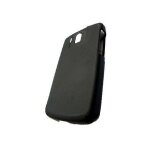 Coque rigide noire toucher soft pour htc touch hd