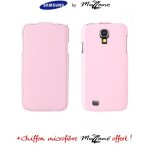 Coque rigide rose avec rabat  open flip  originale de muzzano pour samsung galaxy note 2