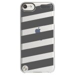 Coque rigide transparente pour apple ipod touch 5 avec impression motifs bandes
