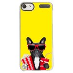 Coque rigide transparente pour apple ipod touch 5 avec impression motifs bulldog