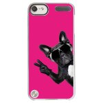 Coque rigide transparente pour apple ipod touch 5 avec impression motifs chien