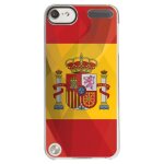 Coque rigide transparente pour apple ipod touch 5 avec impression motifs drapeau