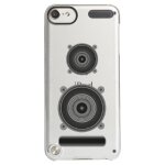 Coque rigide transparente pour apple ipod touch 5 avec impression motifs enceint