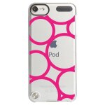 Coque rigide transparente pour apple ipod touch 5 avec impression motifs ronds f