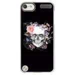 Coque rigide transparente pour apple ipod touch 5 avec impression motifs skull f
