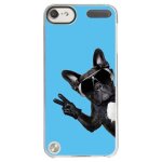 Coque rigide transparente pour apple ipod touch 6g avec impression motifs chien