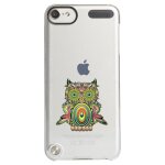 Coque rigide transparente pour apple ipod touch 6g avec impression motifs chouet