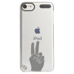Coque rigide transparente pour apple ipod touch 6g avec impression motifs main p
