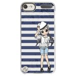Coque rigide transparente pour apple ipod touch 6g avec impression motifs manga
