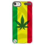 Coque rigide transparente pour apple ipod touch 6g avec impression motifs rasta Coque rigide transparente pour apple ipod touch 6g avec impression motifs rasta