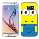 Coque rigide transparente pour galaxy s6 impression motif mignon personnage