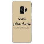 Coque rigide transparente pour samsung galaxy s9 avec impression motifs avant, j Coque rigide transparente pour samsung galaxy s9 avec impression motifs avant, j