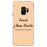 Coque rigide transparente pour samsung galaxy s9 avec impression motifs avant, j Coque rigide transparente pour samsung galaxy s9 avec impression motifs avant, j