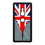 Coque rigide pour xperia xz2 silicone drapeau union jack angleterre anglais sony xperia xz2